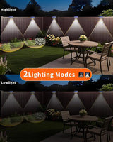 EGOBOO Solar Fence Lights Outdoor 6 Pack, IP65 Waterproof Solar Powered Wall Lights for | Lumora