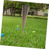 Yardwe 2pcs Solar Pathway Lights Iron Art Decorative Lawn Lamp for and Patio Solar Powered Cone Shape Design for | Lumora