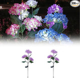 Solar Outdoor Lights, Hydrangea Garden Lights, Waterproof Garden Lawn Lamps, Inserted Flower LED Light for Yard | Lumora