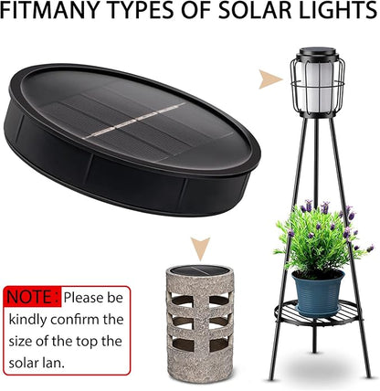 2 Pack Solar Lights Replacement Top DIY Solar Lights Panel for Outdoor solars Lights