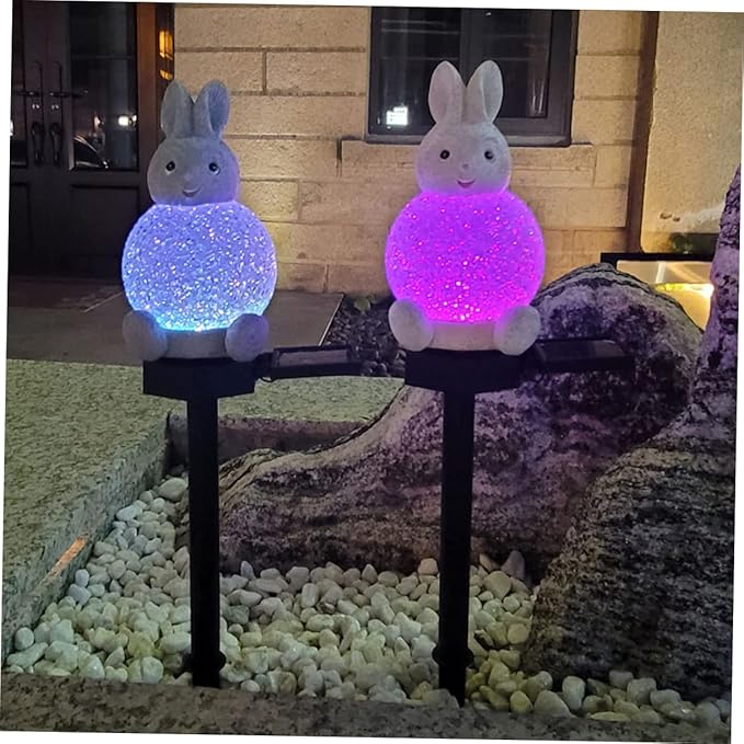 ibasenice Solar Garden Light Led Outdoor Decor Colorful Solar Pathway Light for Gardens Yards and Patios High-Efficiency Charging and Rated