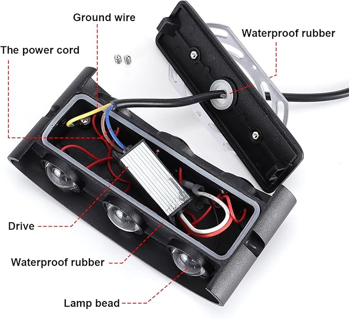 Kawell 6W Waterproof Modern Wall Sconces LED Wall Light Up Down Aluminum Wall Lamp LED Indoor Outdoor for Bathroom | Lumora