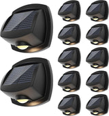 SOLPEX Solar Lights Outdoor Waterproof IP65, Solar Stair Lights Outdoor for Fence, Deck, Step, Dual Color LED 3 | Lumora