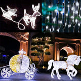 Honche Solar Rope Light 33FT 100LED IP65 Waterproof Outdoor LED Copper Fairy String Tube Lights for Party Gazebo | Lumora