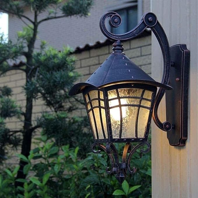 Wall Mounted Light Wall Lamp Outdoor Anti-Rust Waterproof Wall Light Glass Light Die-cast Aluminum E27 Base Socket | Lumora