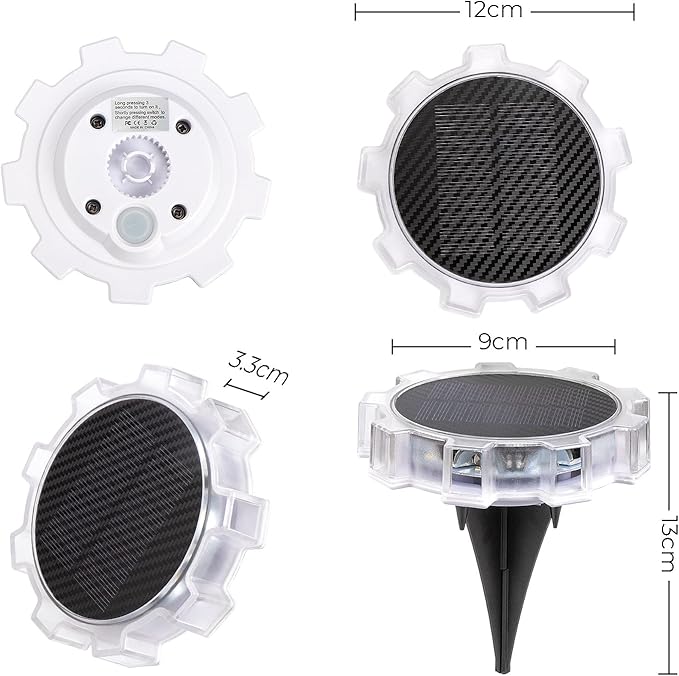 Leadleds Solar Ground Lights, Outdoor Waterproof Landscape Lights for Patio, Yard, Pathway, Walkway and Driveway | Lumora