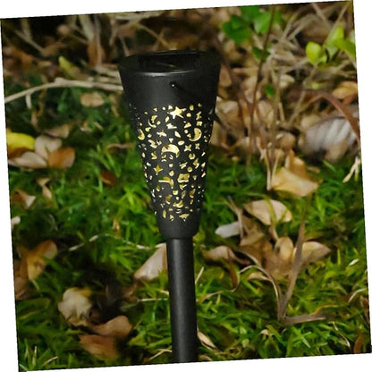 Solar Yard Lights Waterproof Outdoor Solar Pathway Lights Warm White Lawn Lighting for Garden Patio Landscape Decor