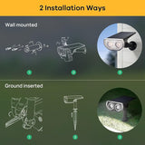 Linkind Solar Lights Outdoor StarRayS, Bright Solar Spot Lights Outdoor, IP67 Waterproof Spotlights for Garden Yard | Lumora