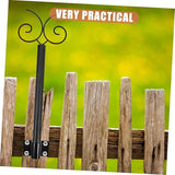 POPETPOP Outdoor Metal Light Pole Stand Bird Feeder Pole for Deck Solar String Lights | Lumora