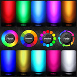 ZZXX 20W RGB Outdoor Spotlight Halloween 120V Color Changing Landscape Lights Waterproof LED Multicoloured | Lumora