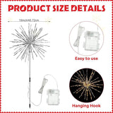 Twinkling Starburst Christmas Tree Star Topper Fairy Light 40 of 160 LED Lights - Outdoor Lighting Accessory | Lumora