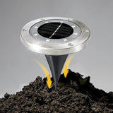 SEIWEI Solar Lights Outdoor, Garden Deck Solar Disk Lights Waterproof - 8 LED Outdoor in-ground Solar Lights for | Lumora