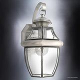 Urban Ambiance Luxury Colonial Outdoor Wall Light, Medium Size: 14" H x 8" W, with Tudor Style Elements, Versatile | Lumora