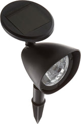Solar Powered Lights (Set of 4)- LED Outdoor Stake Spotlight Fixture for Gardens, Pathways, and Patios by Pure | Lumora