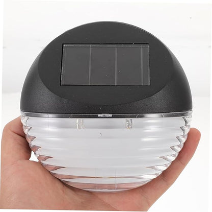 TEHAUX 4pcs Solar Garden Lights Led Outdoor Pathway Lights Solar Power Lamp for Stairs Fence Deck Landscape Motion Sensor