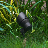GOODSMANN Low Voltage Landscape Flood Light 3W LED 200 Lumen Outdoor Spotlight 3000K Warm White Replaceable LED | Lumora