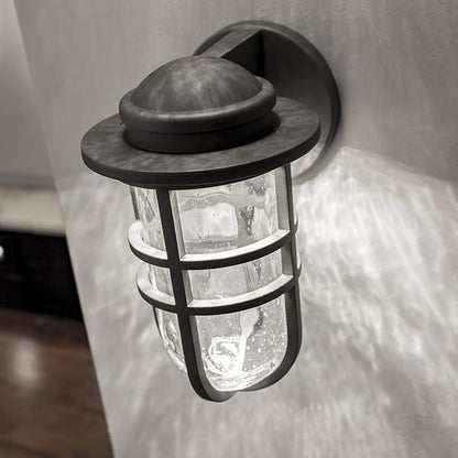 WAC Lighting dweLED, Steampunk 13in LED Indoor and Outdoor Wall Light 3000K in Bronze