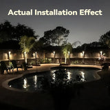 LEONLITE Update 5CCT LED Low Voltage Deck Lights, 180LM 3.74inch Landscape Step Railing Fence Light, 12-24V AC/DC | Lumora
