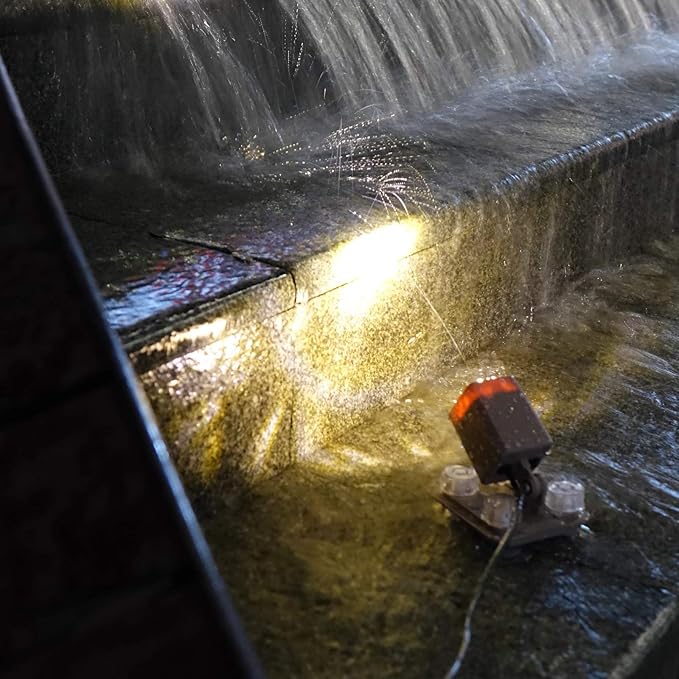 AquaHEX 60X Solar Underwater Submersible Spotlight, Pond Pool Fountain Water Feature Outdoor Garden Landscape | Lumora