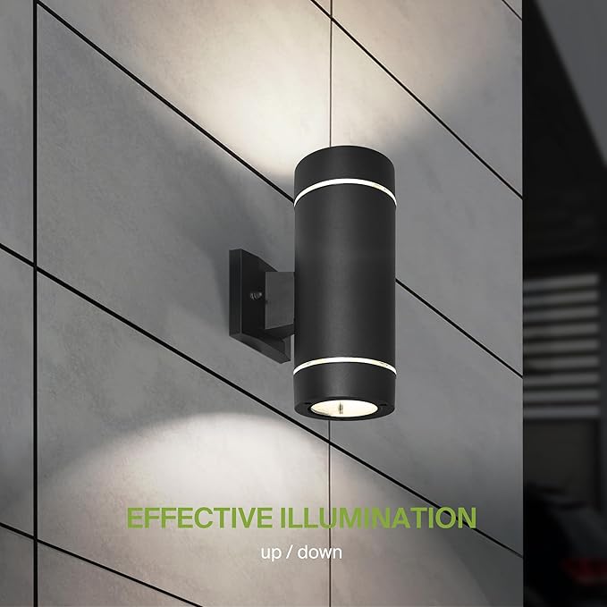 ASD 2 Light LED Indoor & Outdoor Wall Light Fixture | 18W 1180LM 3000K-5000K 100-277V Cylinder Up Down Lights | | Lumora