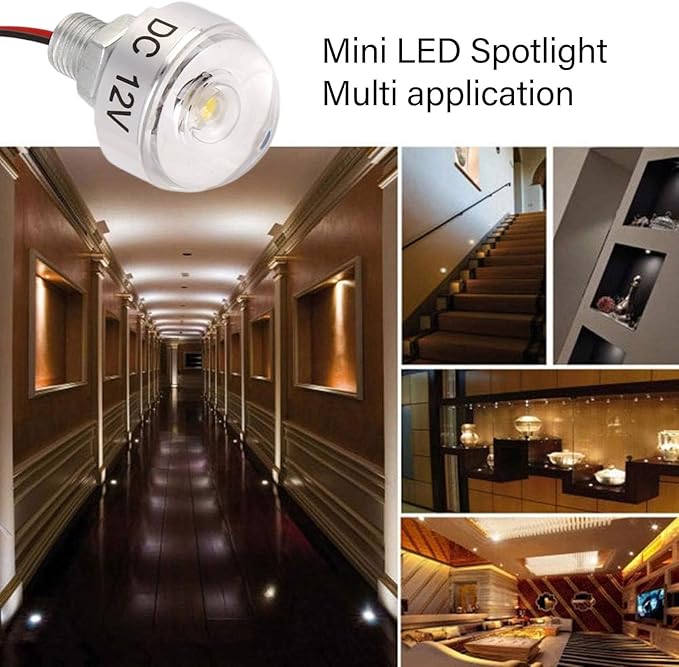 5PCS LED In Ground Well Light, DC 12V 1W Mini Landscape Well Lights, Embedded Spotlight, LED - Outdoor Path Light | Lumora