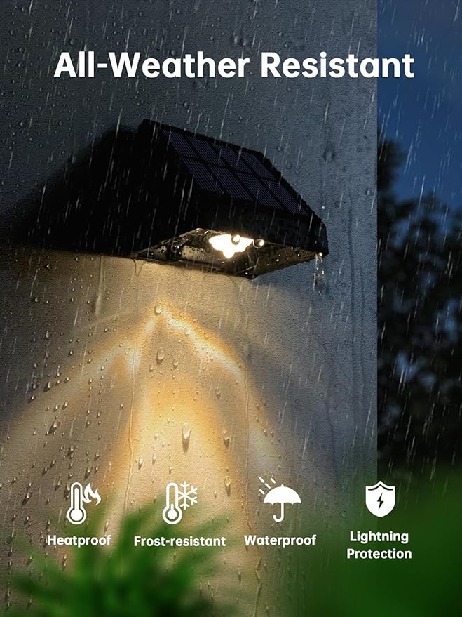 Solar Mailbox Lights Outdoor Waterproof Non-Drill LED 3000K Warm White Bright Lens Downlight Small Solar Light for | Lumora