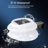 isunmoon 6 Pack Upgraded Version Solar Lights Outdoor 9 LED Gutter Lights Solar Powered for Fence Roof Garden Yard | Lumora