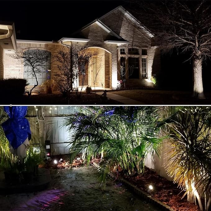 Outdoor lights Outdoor Landscape Lighting 12W Outdoor Spot Lights with Transformer for Yard Garden House Lawn Tree | Lumora