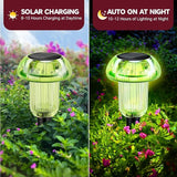 St Patricks Day Solar Pathway Lights Outdoor Decorative 4 Pack, Green LED Mushroom Solar Lights Outdoor Waterproof | Lumora