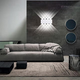 Kawell 8W Waterproof Modern Wall Light LED Wall Lamp Aluminum LED Wall Sconce Up Down Indoor Outdoor for Bathroom | Lumora