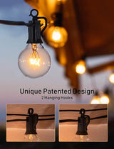Outdoor String Light 55Feet G40 Globe Patio Lights with 52 Edison Glass Bulbs(2 Spare), Waterproof Connectable | Lumora