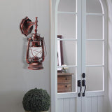Brass Retro Wall Lamp – Vintage Industrial Sconce with E27 Socket, 5W Max - Outdoor Light Socket | Lumora