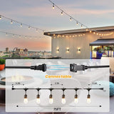 Svater 75 FT Outdoor String Lights 2W + 300FT Patio Light for Outside | Lumora