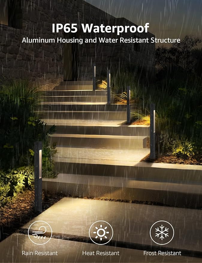 SUNVIE 3W Low Voltage Pathway Lights 3000K LED Low Voltage Landscape Lights 12V Waterproof Landscape Path Lights | Lumora