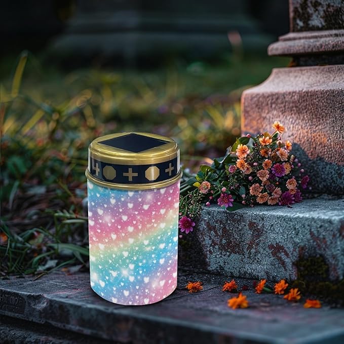 Rainbow Solar Lantern Outdoor Waterproof Solar Pathway Lights Garden Decoration for Yard Walkway Patio Path Solar | Lumora