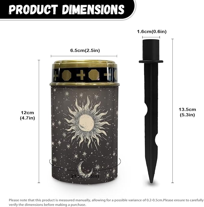 Sun and Moon Cemetery Solar Lights Sympathy Memorial Lights Solar Lights Grave Decorations for Cemetery Dad Solar Garden Stake Lights Solar Outdoor Lights Waterproof