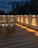 VOLISUN Solar Deck Lights 16 Pack, Warm White Glow LED Large Size Lamp, IP65 Waterproof Step Lights Outdoor for | Lumora