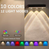 Solar Fence Lights Outdoor Waterproof，12pack High Brightness LED Spot Lens Deck Lights 10 Mode & RGB Solar Powered | Lumora