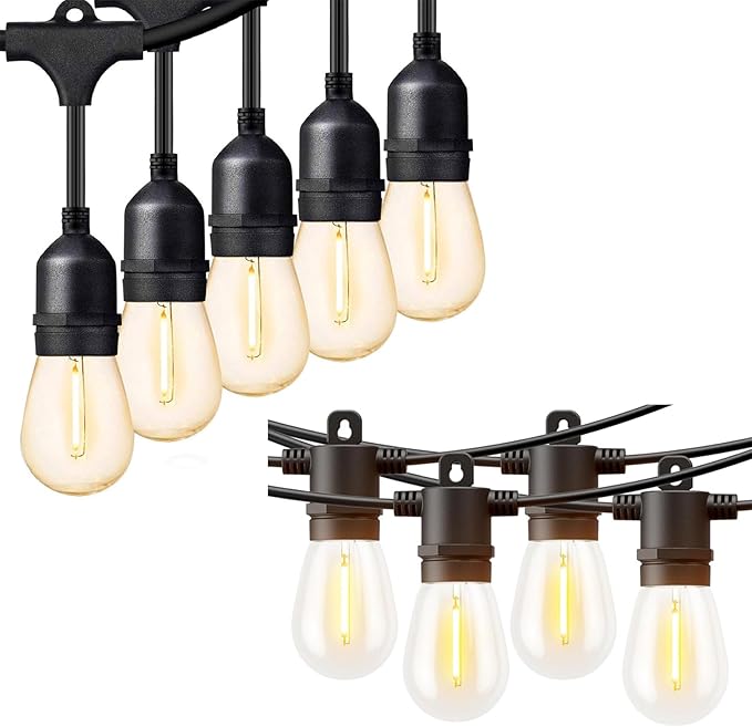 Svater Outdoor String Lights 255 FT, Patio Lights Waterproof IP65 with Shatterproof LED Bulbs, Commercial Grade | Lumora