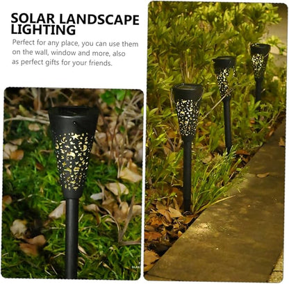 Uonlytech Solar Garden Path Lights Waterproof Outdoor Solar Lights for Yard Lawn for Patio Lawn Garden Decor
