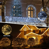 AmyHomie Color Changing Christmas Lights, 108Ft 300LED White Warm White String Lights, 8 Modes Waterproof Fairy | Lumora