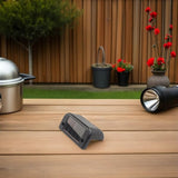 Cabilock 12pcs Solar LED Step Lights Warm White Outdoor Fence and Railing Lights Waterproof Solar Powered Deck | Lumora