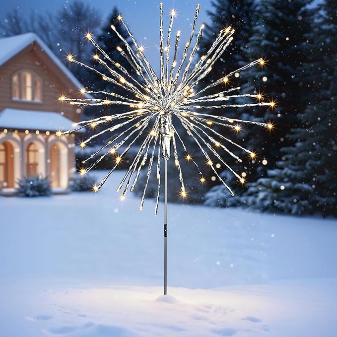 Twinkling Starburst Christmas Tree Star Topper Fairy Light 40 of 160 LED Lights - Outdoor Lighting Accessory | Lumora