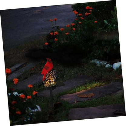 Solar Garden Stake Light Creative Cartoon Bird Design Solar Lamp for Lawn Patio Garden Decor Easy Installation Automatic Dusk Activation for Outdoor Spaces