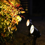 GOODSMANN Low Voltage Spotlights 8PK Landscape Lighting Kit 12V AC Replaceable LED Bulb Brown Outdoor Lighting 5W | Lumora