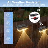 Solar Fence Lights Outdoor, 16 Pack Fence Light Solar Powered, Deck Lights Waterproof Led for Garden, Backyard | Lumora
