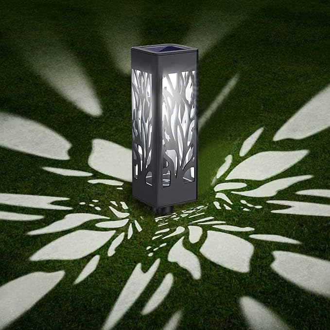 TOPCHANCES Solar Garden Lights,Outdoor Waterproof Solar Pathway Lights Solar Powered Garden Path Landscape Lights for Patio Lawn Yard Driveway Walkway Porch Decor Lights …