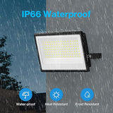 Olafus 130W Flood Lights Outdoor, 13000lm LED Work Light Plug in, 6500K Daylight White Led Flood Light Outdoor | Lumora