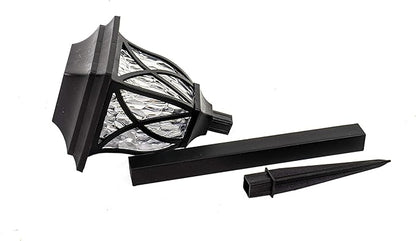 Crosslight Solar Powered Pathway Lights (12 Pack) - Collin Outdoor LED Lights, Waterproof for Garden, Yard, Patio, Lawn, Walkway - Decorative Ground Stake Lighting | White
