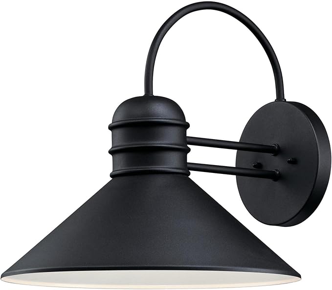 Westinghouse 6360800 Watts Creek One-Light, Textured Black Finish OUTDOOR WALL Fixture,